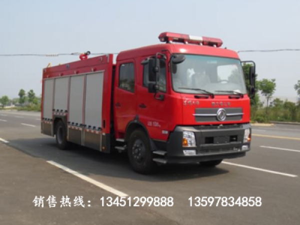 東風(fēng)天錦水罐(泡沫)消防車載液6噸(國五)